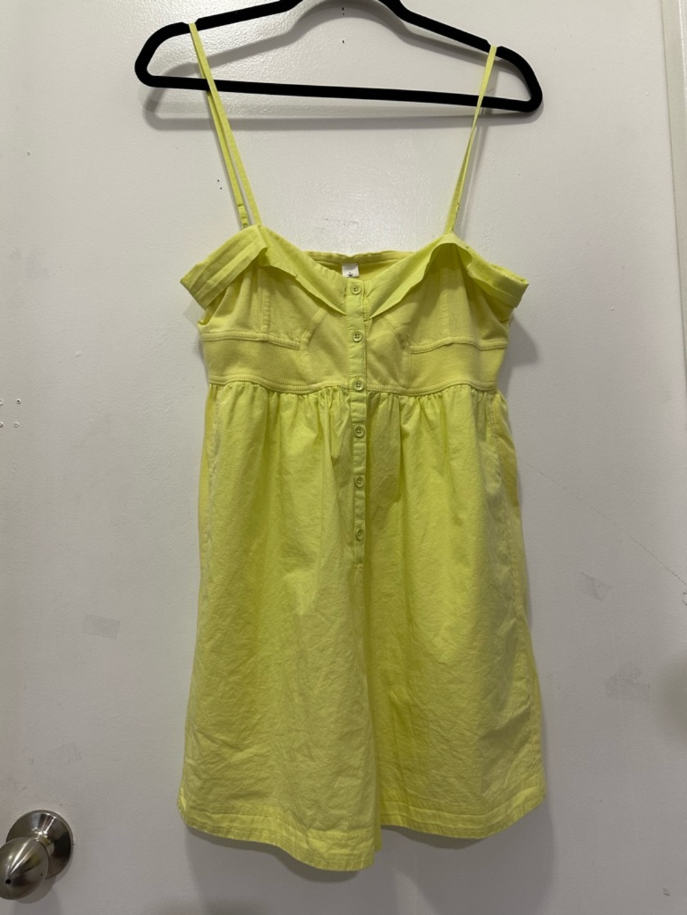 NEW! Lime Green by Anthropologie Clean Cut Playsuit Romper Short Sz S - Picture 4 of 8
